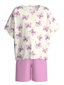 Kinder - Kurz-Pyjama aus 100% Baumwolle in Rosa,  aus Serie Kids Butterfly von CALIDA