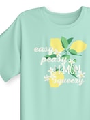 Kinder - Kurz-Pyjama aus 100% Baumwolle in Grün,  aus Serie Kids Fruits von CALIDA