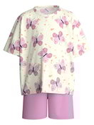 Kinder - Kurz-Pyjama aus 100% Baumwolle in Violett,  aus Serie Toddlers Butterfly von CALIDA