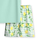 Kinder - Kurz-Pyjama aus 100% Baumwolle in Grün,  aus Serie Toddlers Fruits von CALIDA