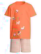 Kinder - Kurz-Pyjama aus 100% Baumwolle in Orange,  aus Serie Toddlers Scooter von CALIDA