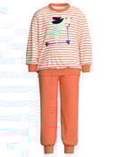 Kinder - Bündchen-Pyjama aus 100% Baumwolle in Orange,  aus Serie Toddlers Scooter von CALIDA