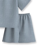 Enfant - Pyjama court en pur coton bio en 100% coton de couleur Bleu, , de la série Toddlers Sleep de CALIDA