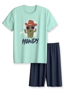 Multipack Kinder - Kurz-Pyjama aus 100% Baumwolle in Grün,  aus Serie Kids Adventure von CALIDA