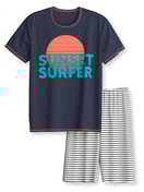 Multipack Kinder - Kurz-Pyjama aus 100% Baumwolle in Blau,  aus Serie Kids Surf von CALIDA