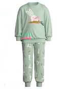 Enfant - Pyjama avec bords élastiques en 100% coton de couleur Vert, , de la série Toddlers Easter de CALIDA