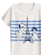 Kinder - Kurz-Pyjama aus 100% Baumwolle in Violett,  aus Serie Toddlers Dog von CALIDA