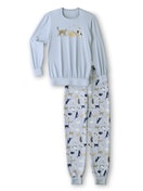 Pyjama with cuff in pure organic cotton