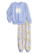 Multipack Enfant - Pyjama avec bords élastiques en 100% coton de couleur Bleu, , de la série EDITION 85 de CALIDA