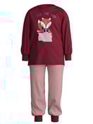 Kinder - Bündchen-Pyjama aus 100% Baumwolle in Rot, Gemustert aus Serie Toddlers Outdoor von CALIDA