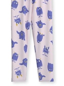 Kinder - Pyjama, lang aus 100% Baumwolle in Violett, Gemustert aus Serie Kids Monsters von CALIDA