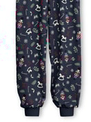 Kinder - Bündchen-Pyjama aus 100% Baumwolle in Blau, Gemustert aus Serie Family & Friends von CALIDA