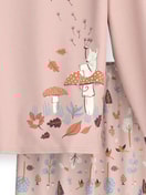 Kinder - Pyjama, lang aus 100% Baumwolle in Rosa, Gemustert aus Serie Kids Forest von CALIDA