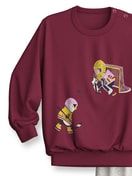 Figli - Pigiama con polsini in 100% cotone di colore Rosso, , della serie Toddlers Sports di CALIDA
