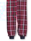 Kinder - Bündchen-Pyjama aus 100% Baumwolle in Blau, Gemustert aus Serie Family & Friends von CALIDA