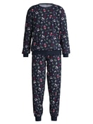 Kids - Pyjama with cuff made of 100% Cotton in Blue, Patterned, from the Family & Friends series by CALIDA