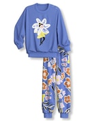 Multipack Kids - Pyjama with cuff made of 100% Cotton in Purple, , from the Toddlers Flowers series by CALIDA