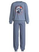 Enfant - Pyjama avec bords élastiques en 100% coton de couleur Gris, , de la série Kids Outdoor de CALIDA