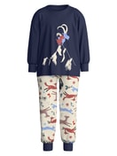 Kinder - Bündchen-Pyjama aus 100% Baumwolle in Blau,  aus Serie Toddlers Outdoor von CALIDA