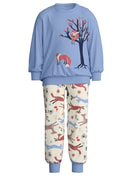 Kinder - Bündchen-Pyjama aus 100% Baumwolle in Blau,  aus Serie Toddlers Outdoor von CALIDA
