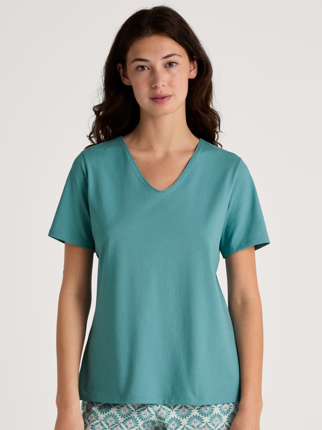 T-shirt mit V-Neck