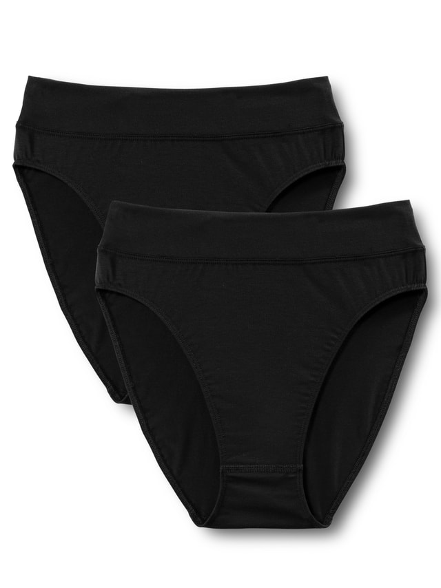 Slip im Doppelpack, high waist