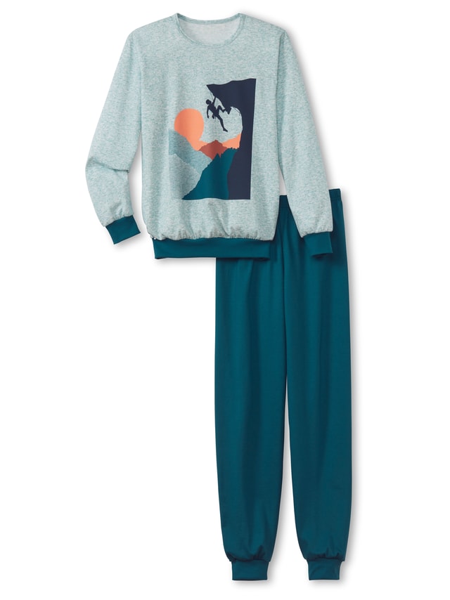 Jungen Bündchen-Pyjama