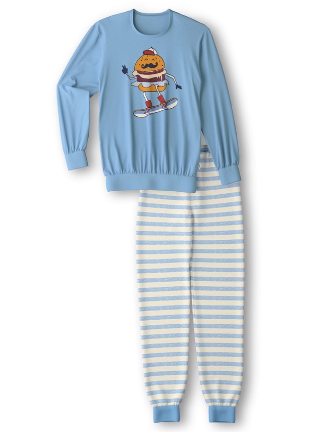 Jungen Bündchen-Pyjama