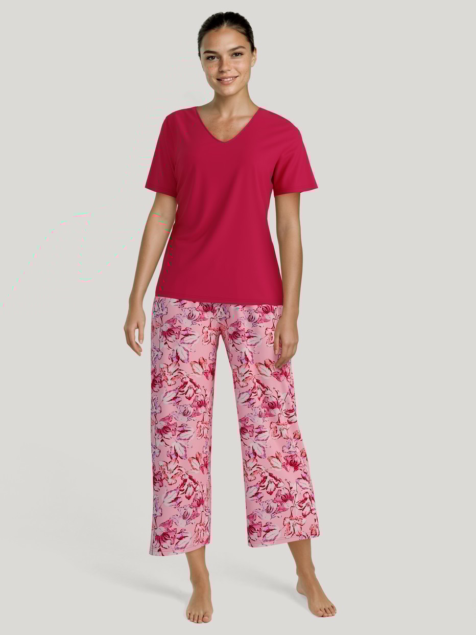 Kurzarm-Shirt, V-Neck