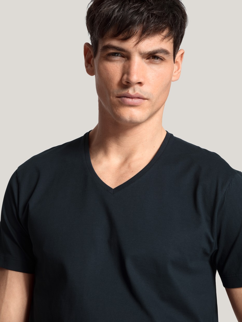 Kurzarm-Shirt, V-Neck