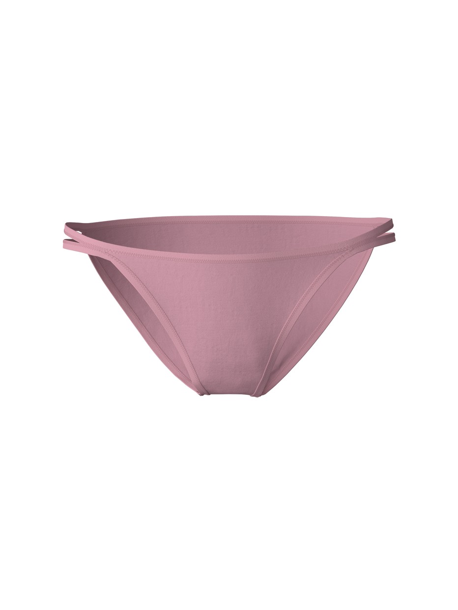 Damen - Tanga-Slip aus Polyamid in Rosa, Einfarbig aus Serie Eco Sense Special von CALIDA