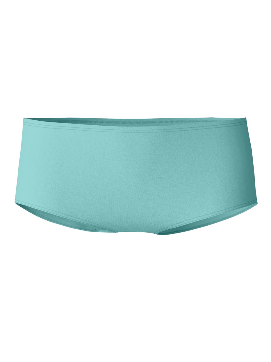 Damen - Panty, low cut aus Baumwolle in Türkis, Einfarbig aus Serie Nat. Comfort Xtra von CALIDA