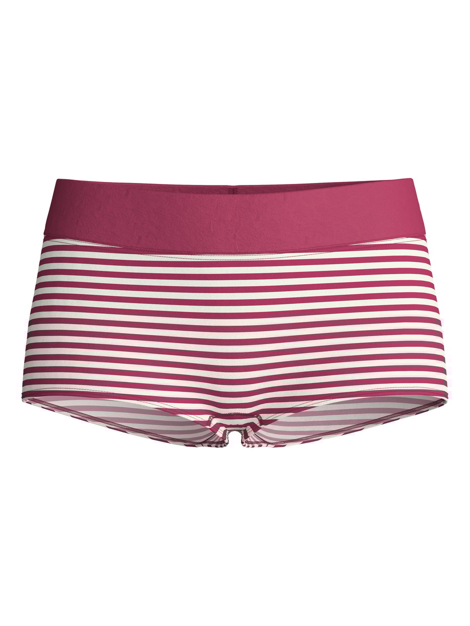 Damen - Panty, regular cut aus Baumwolle in Rosa, Gestreift aus Serie Elastic Special von CALIDA
