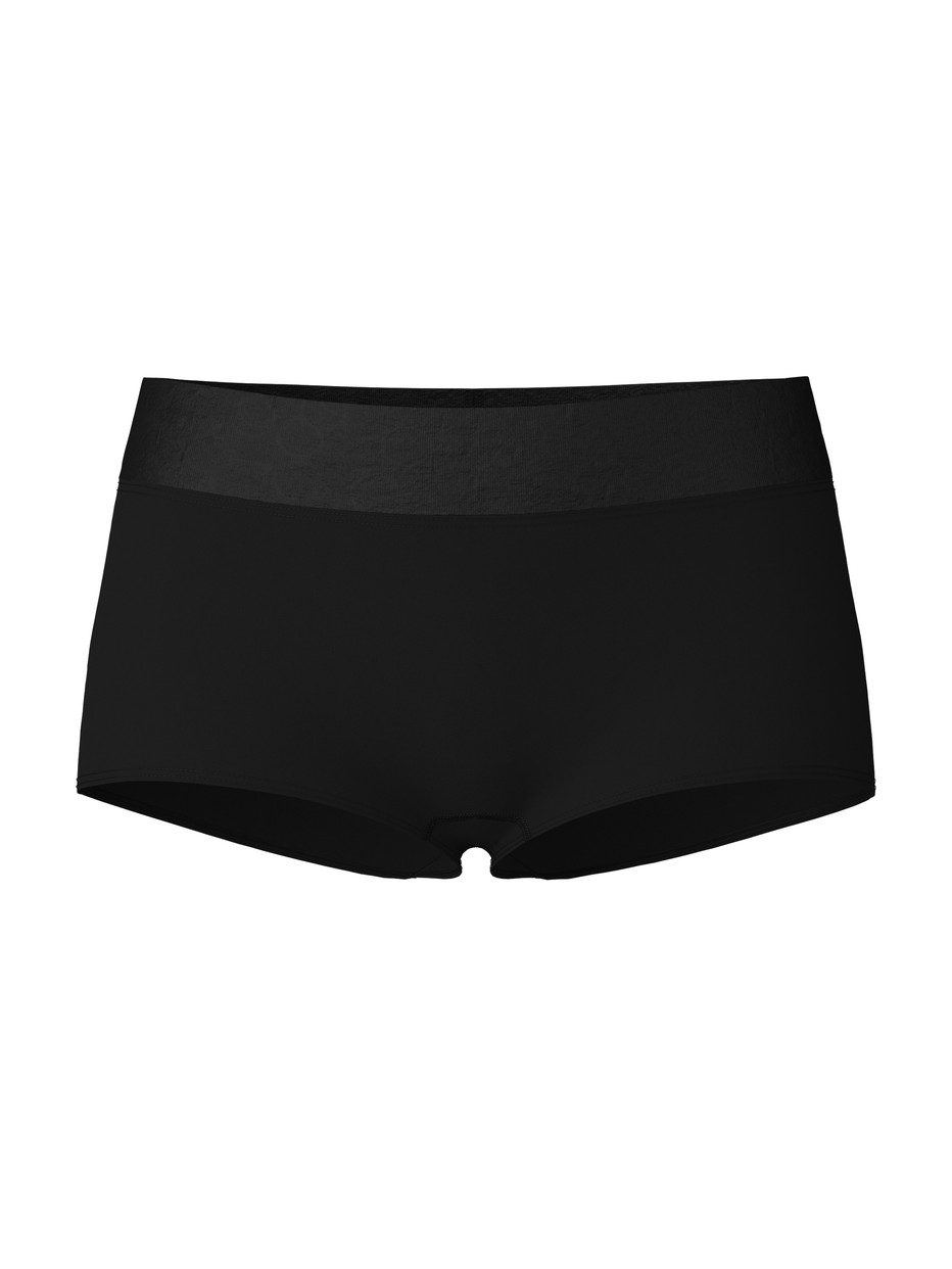 Damen - Panty, regular cut aus Baumwolle in Schwarz, Einfarbig aus Serie Elastic Special von CALIDA