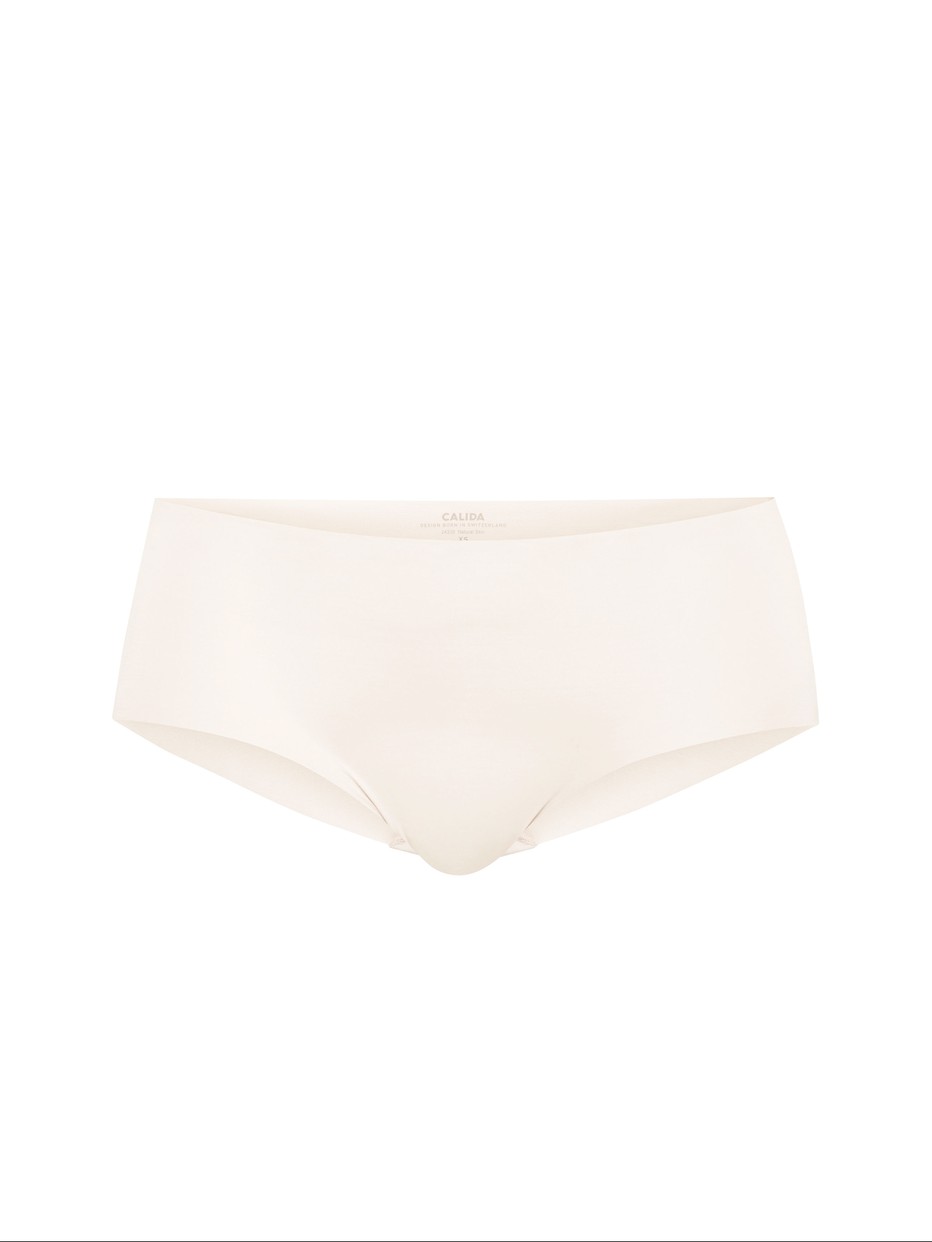 Damen - Seamless-Panty, low cut aus Modal in Weiß, Einfarbig aus Serie Natural Skin von CALIDA
