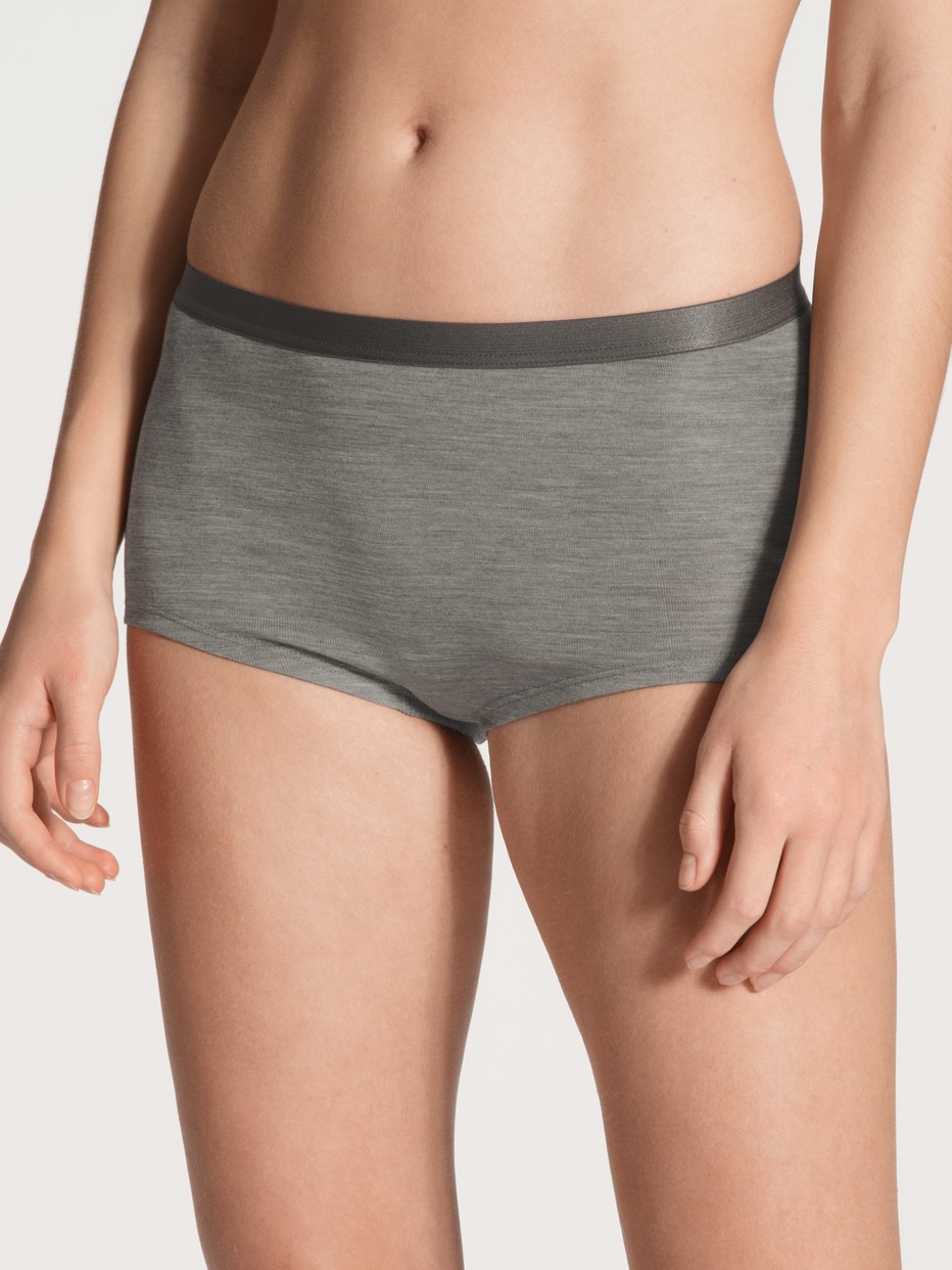 Panty aus Wolle-Seide, high waist