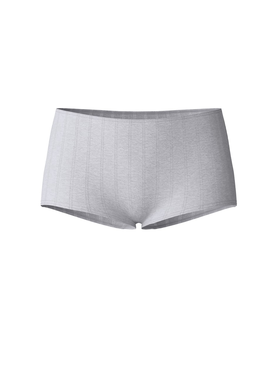 Donna - Slip a vita alta in Pima® Cotone di colore Grigio, Tinta unita, della serie Etude Xtra di CALIDA