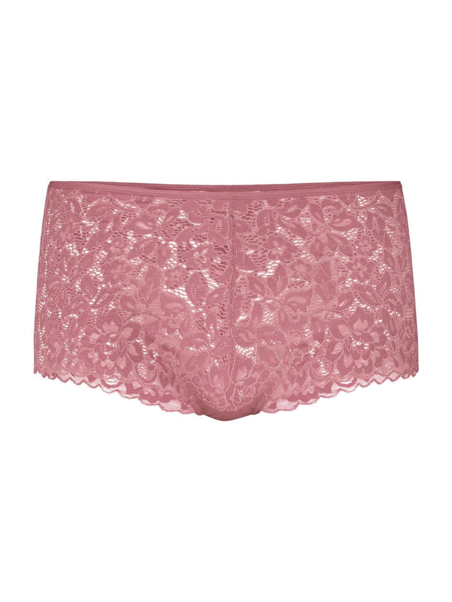 Damen - Panty, regular cut aus Spitze in Rosa, Spitze aus Serie Nat. Comfort Xtra von CALIDA