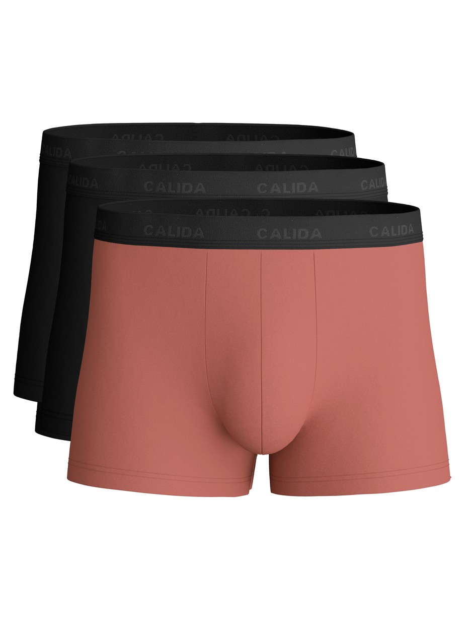Multipack Uomo - Boxer, set da 3 in Cotone di colore Nero, Motivo, della serie Cotton Special di CALIDA
