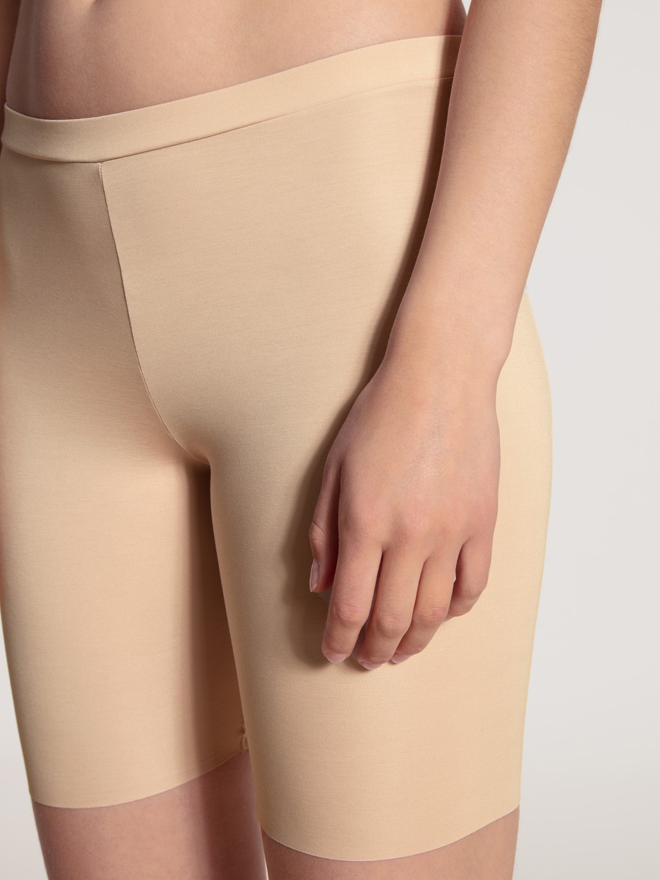 Damen - Radlerhose aus Modal in Rosa, Einfarbig aus Serie Natural Skin von CALIDA, Detail