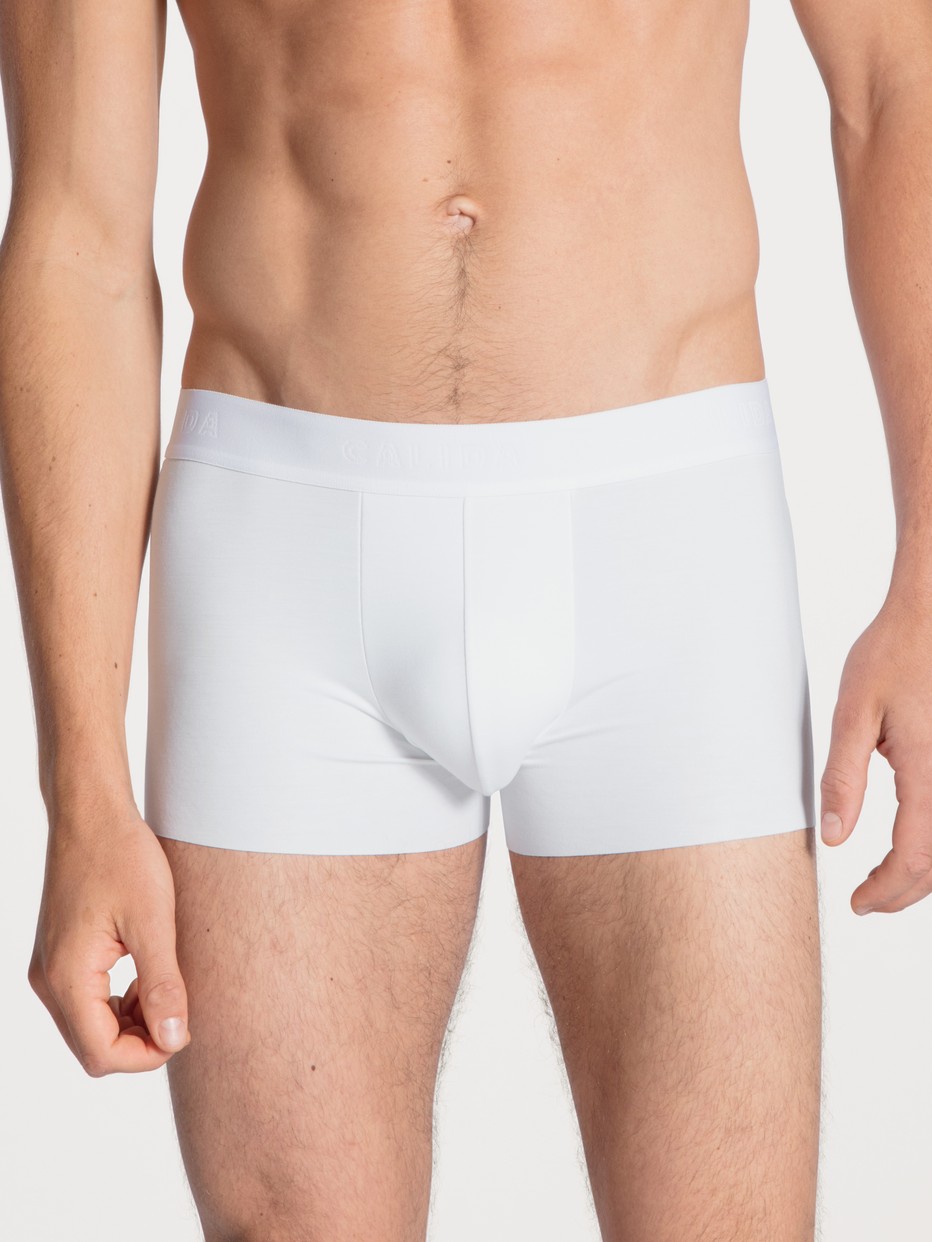 Boxer brief with elastic waistband