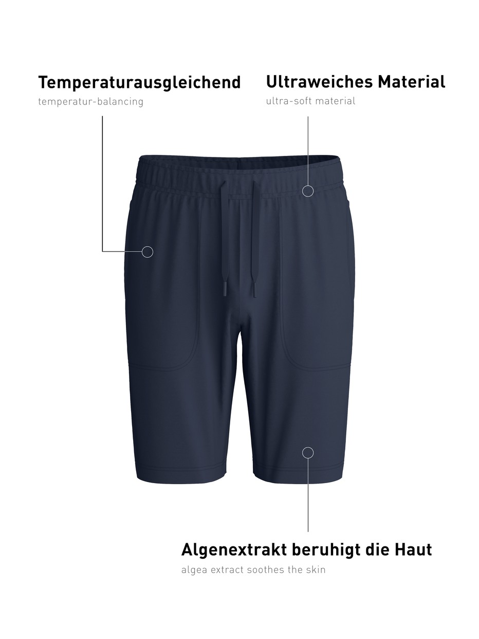 Men - Shorts made of Modal in Blue, Unicoloured, from the DSW Balancing series by CALIDA