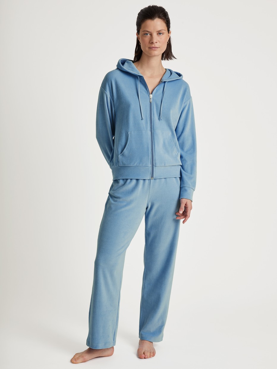 Loungehose aus Velours