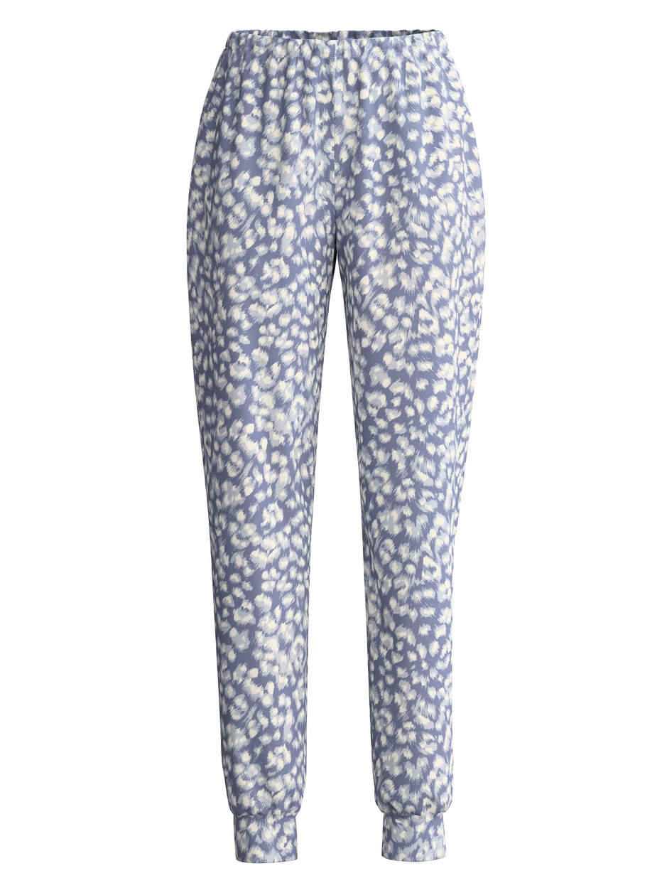 Femme -  en 100% coton de couleur Bleu, Floral, de la série Sleep Over M&M de CALIDA