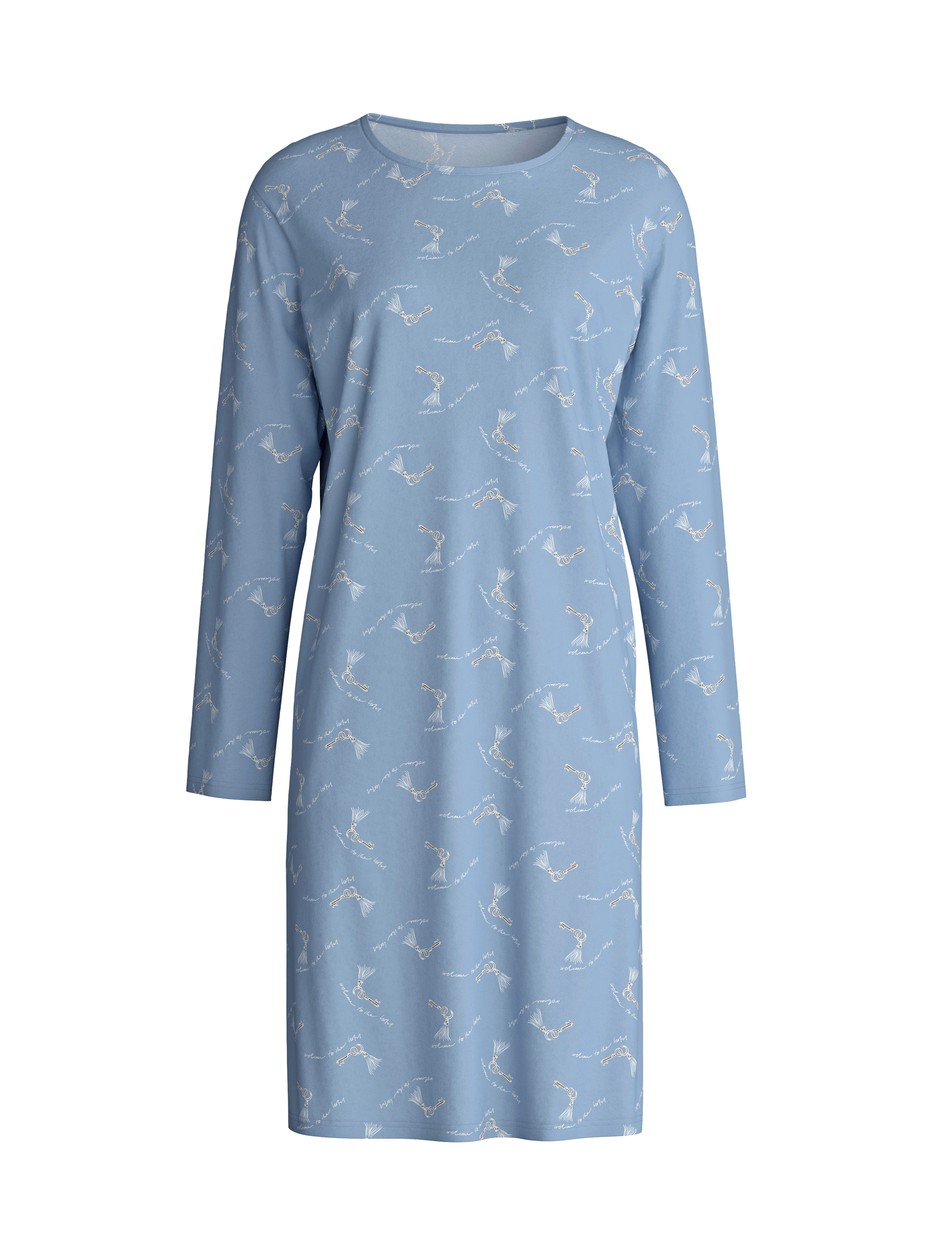 Women -  made of 100% Cotton in Blue, Patterned, from the Hotel Nights series by CALIDA