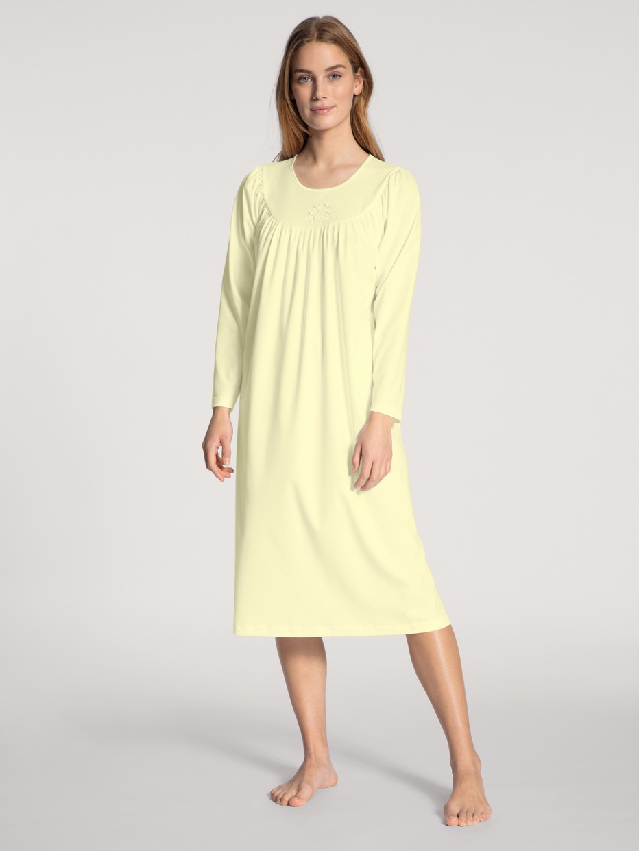 Camicia da notte a maniche lunghe, lunghezza 120 cm