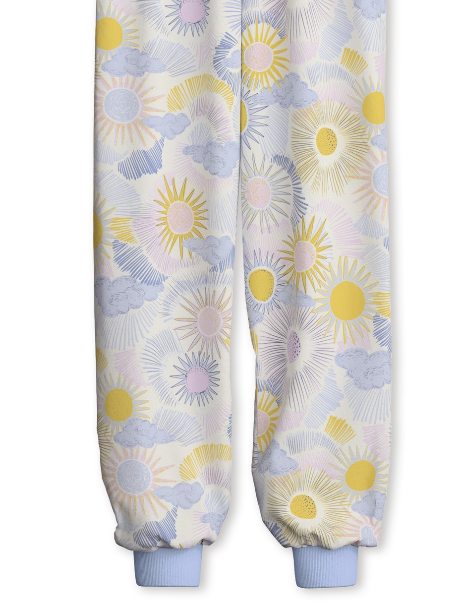 Enfant - Pyjama avec bords élastiques en 100% coton de couleur Bleu, , de la série EDITION 85 de CALIDA