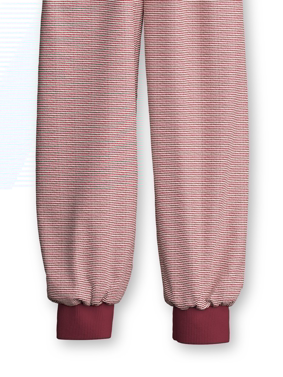 Figli - Pigiama con polsini in 100% cotone di colore Rosso, Modello, della serie Toddlers Outdoor di CALIDA