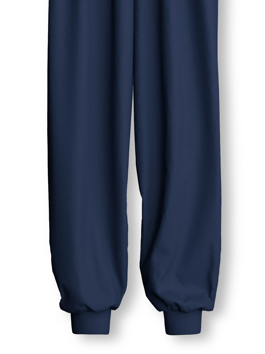 Kids - Pyjama with cuff made of 100% Cotton in Blue, Patterned, from the Kids Space series by CALIDA