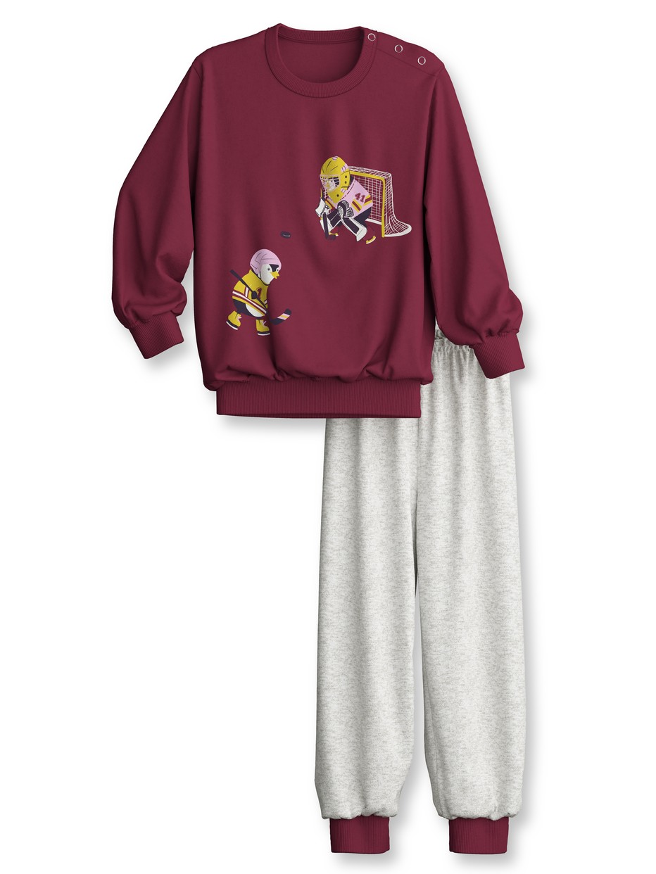 Multipack Figli - Pigiama con polsini in 100% cotone di colore Rosso, , della serie Toddlers Sports di CALIDA